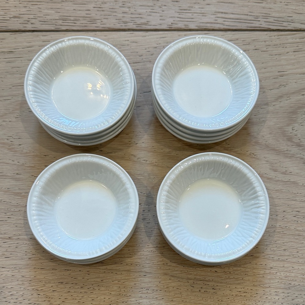 Crate & Barrel Mini Porcelain Pie Dish | 14 Total